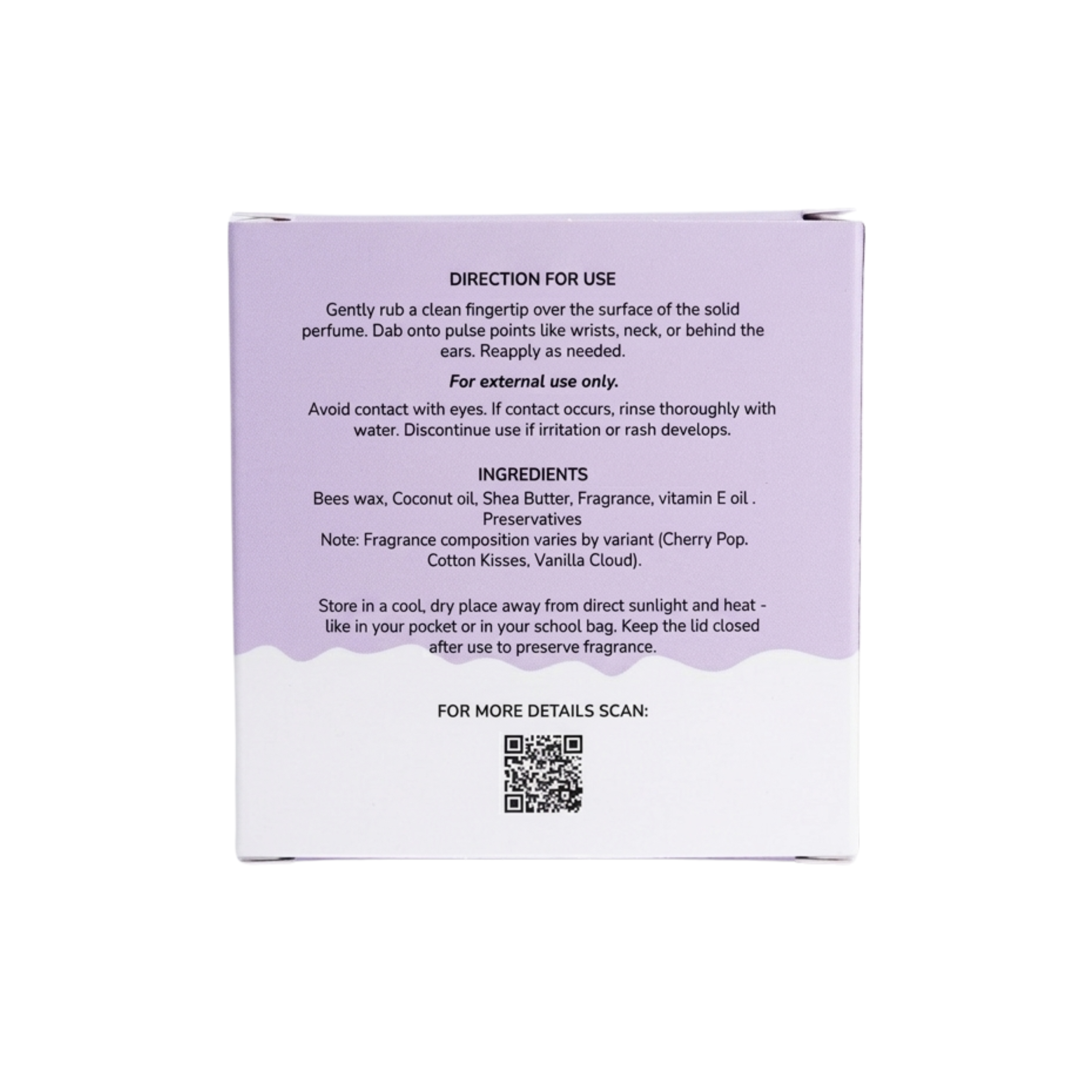 Solid Perfume Bar (Pack of 3) in 3 vibrant fragrances