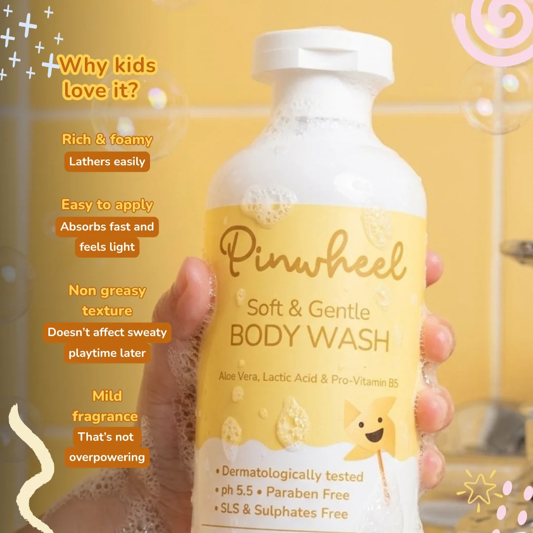 Pinwheel Gentle Body Wash for Kids (4-12 Years)