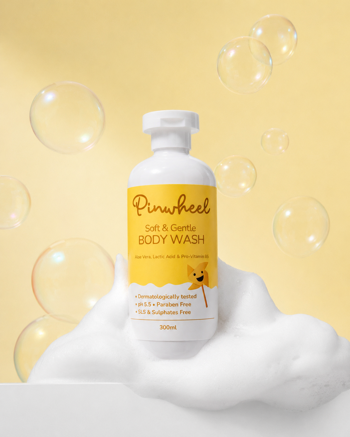 Pinwheel Fresh Start Duo – Face Wash + Body Wash Combo for Kids