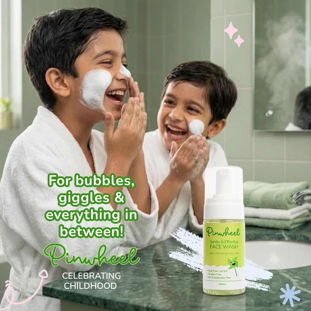 Pinwheel Foaming Face Wash for Kids (4-12 years)