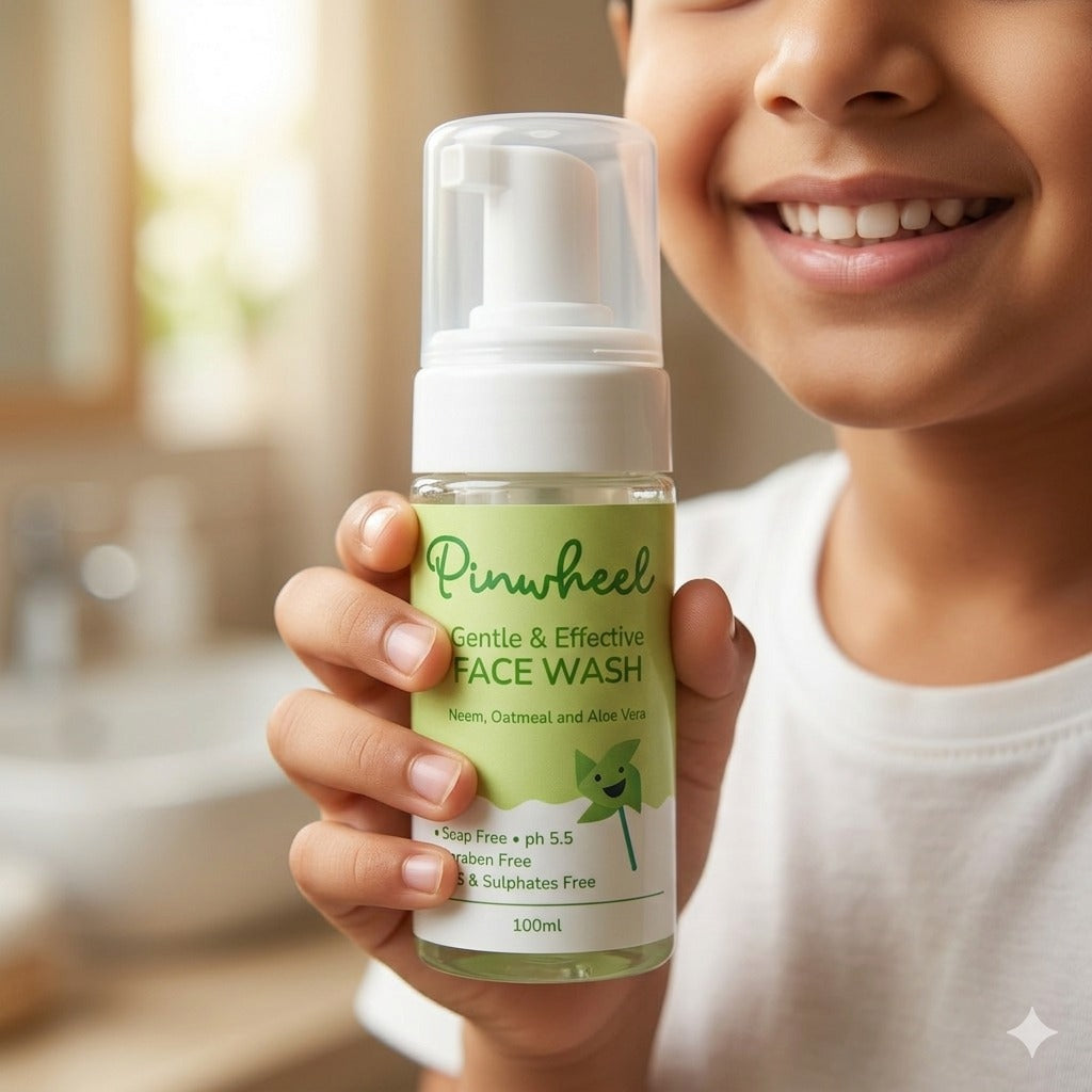 Pinwheel Fresh Start Duo – Face Wash + Body Wash Combo for Kids